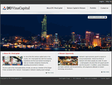 Tablet Screenshot of dfj-vinacapital.com